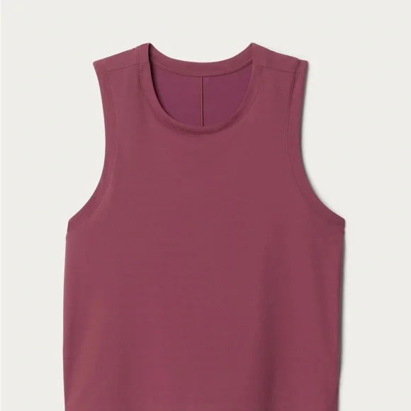 Rhône Serene Tank. Size S. Color Plum (reddish purple) - Picture 2 of 6